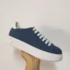 En Kaliteli Kadın Platformu Zaman Çıkış Sneaker Üst Dalf Skin Deri Dantel-Up Ayakkabı Koşucu Eğitmenler 3D Çiçekler Sneakers ile Kutusu No42