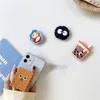 Luxury Cute Cartoon Cellphone Socket Ring Phone Holder For IPhone MobilePhone Accessories Stand Holder Car Mount