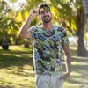 Summer Hawaje Print T Shirt Men Casual Floral High Quality T-Shirt TOP THE DESCABLE 100% BAWIED TSHIRT CX220422