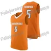 CeoThr Tennessee Volunteers 1 Lamonte Turner 5 Amiral Schofield 24 Lucas Campbell 12 Brad Woodson 10 John Fulkerson College Basketball Jersey
