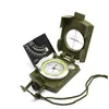 Gadgets de plein air Observation professionnelle Boussole lumineuse Clinomètre Armée militaire Géologie avec clair de lune pour la randonnée CampinOutdoor264y