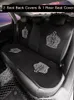 Bilstolskydd för bilar Universal Full Set Women Bling Automotive Accessories Interior Decoration Vintage Cushion Arrivals