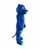 Halloween bleu panthère mascotte Costume haute qualité dessin animé léopard Animal Anime thème personnage noël Carnival276q