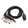 Cabo de monitor de cores RGB/RGBS para N64 Nintendo 64 SFC SNES NGC Video Consoles Composite RGB Sync Cable com estabilidade forte 4 cabeças de BNC