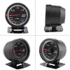 Calibre universal do impulso do carro 60mm LED Turbo Boost Meter Black Shell para Auto Racing 0-200 KPA Car-Styling