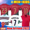 22 23 Portuguesa JOAO FELIX Voetbalshirts RUBEN NEVES BRUNO RONALDO FERNANDES Portugieser 2022 2023 voetbalshirt Heren Kids tenue DIOGO J. OTAVIO