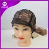 Wig Caps For Making Wigs Black/Brown /Blonde Color With Adjustable Strap lace wig cap free shipping