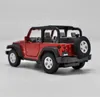 Yüksek Simülasyon Jeep Wrangler Cabrio Hardtop Araba 1: 36 Alaşım Geri Çekin Araba Modeli Metal Die Cast 2 Açık Kapı Oyuncak Araç