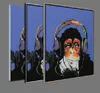 Hand Painted Best Sales Animal Oil Painting on Canvas Gorilla Art for Wall Decoration in Living Room or Children Room 1pc