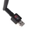 150 м USB 2,0 2,4 ГГц ISM Band Band Wi -Fi беспроводная локальная сетевая карта Адаптер 802.11 N/G/B 5DBI Антенна от ePacket
