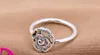 RoseSilver Rring With Cubic Zirconia Authentic 925 sterling silver rings Fit for pandora charms jewelry women DIY Fingers Ring fashion 1pcs