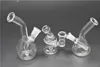 3Style Design Mini Bongs Glas Water Pijpen Bongs Pyrex Watergrenzen met 10mm 14mm Joint Beker Percolator Bubbler Bong Water Pijpen Olierouts