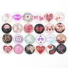 Nieuwe Collectie 18mm Cabochon Glas Stone Button Cabochon Glass I Love You Snaps voor 18mm Snap Sieraden Armband Ketting Ring Oorbel