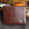 Carteiras baratas Carteiras Carteira Melhor PU Homens Bolsa Vintage Carteira dos Homens Fine Bifold Brown Pu Couro Couro Bolsa Carteira Carteira Para Homens Carteiras