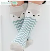 Cartoon Baby Sock Moda coreana scoiattolo Bunny Fox cat Ragazzi ragazze Calza calze al ginocchio Calzini per bambini in cotone Calzini coreani per bambini XW068