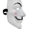 Nouveau Halloween masque fête cosplay costume Halloween Party Guy Fawkes V pour Vendetta Anonyme adulte décorations de fête masque