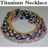 men womens teen kids baseball mom teacher sister softball healthy custom braided baseball titanium necklaces