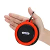 Bärbara högtalare Mini C6 IPX7 Utomhussportdusch Vattentät trådlös Bluetooth-högtalare Sugkopp Handsfree MIC Röstlåda