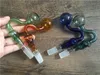 cráneo Tubos de vidrio clavos dab plataforma tuberías de agua bongs de agua cráneo shisha tazón de vidrio para plataformas petroleras grueso colorido Tazón de vidrio Quemadores de aceite