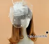 لطيف حزب العرسان القبعات شبكة نقطة ريشة زهرة القوس fascinator القبعات قبعة الزفاف الحجاب الزفاف قفص العصافير الحجاب للبيع uk