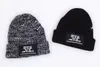 Wholesale-2015 가을 겨울 브랜드에서 새로운 패션 Unisex 양모 쇠가위 따뜻한 비니 모자 모자 니트 모자 망 두 색상을 Beanies
