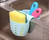 50pcs/lot Fastshipping Kitchen Sink Sponge Holder Bathroom Soap Hanging Shelving Rack Drain Faucet Storage Pail Shelves