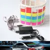 5 couleurs voiture musique rythme led décoration lumière/voiture commande vocale lampe/musique lampe/son musique activé égaliseur autocollants