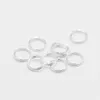 Double Loops Jump Rings Open Connectors DIY Jewelry Findings Making Accessories 7mm metal iron split ring for key chain 1000pcs/lot YY001605