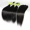 9A Kantsluiting met 3 bundels Braziliaanse Peruviaanse Maleisische Indiase Virgin Straight Menselijk Haar Weeft 100% Onverwerkte Remy Hair Extensions