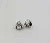 MIC 100 piezas Antique Silver Angel Spacers Big Hole Beads para Pandora Charm Bracelets ilia Biagi Pulsera 11 * 10mm