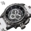 orologio da uomo 2023 V6 Super Speed quarzo in silicone superficie 3D orologio da uomo analogico militare quadrante grande Sport Man Watch237P