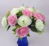 36 Köpfe Derrick Rose Brauthochzeitssträuße Künstliche Blumen Seide Rosefloyd Seidenrosensträuße kostenloser Versand SF0201