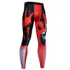 Sprzedaż hurtowa-męskie spodnie kompresyjne nowe modne drukowanie 3D szybkie suche obcisłe legginsy rajstopy Fitness MMA spodnie spodnie elastyczność