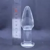 Vidro anal vibrador butt plug cristal vagina grânulo masculino pênis masturbador adulto produto brinquedos sexuais para mulheres gays homens q17112431464826