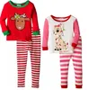 Ensemble pyjama de noël pour enfants, en coton, pour garçons et filles, vêtements de nuit du nouvel an, manches longues, bonne qualité, costume pour enfants, dernière collection