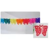 10pcs 3m pendurado guirlanda de papel de seda festa de aniversário de casamento decoração de casa