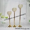 10 PCSLOT EUROPE BEADED REAL Crystal Crystals Candle Holder Goblet27quot Gold8656886