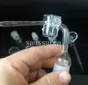 4 mm dikke hoogwaardige Domeless Quartz Banger Nail + Quartz Carb Cap, 14 mm/18 mm, mannelijk/vrouwelijk gewricht, gratis verzending