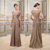 Jewel Neck Lace Mother Of The Bride Dresses Floor Length Short Sleeve Formal Gown Plus Size Mother Of The Groom Dress