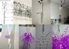 Lampor 100% munblåst borosilikat Murano Glas Ljuskronor Hängande Ljus Konst Style LED Light Home Made Candelier