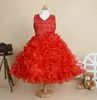 2015 hochwertige Blumenmädchenkleider für Kinder Prinzessin Mädchen Festzug Kleider Kinder Hochzeit Kleid