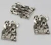 Chaud! 300 PCS Mode Antique Argent Alliage de Zinc * MIGNON HANTÉ MAISON GHOST * Charmes Pendentif 14 * 20mm BRICOLAGE Bijoux