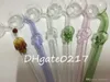 Special to try sample 14cm special offer slingshot skull shape Glass Smoking Pipes Transparent clear glass Oil burners water pipes