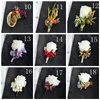 Vintage Groom Boutonniere Groom Corsage Flower Brooches Groom Wear & Accessories Handmade Custom-made Matched Bride Wrist Flower Available