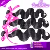 Greatremy Peruaanse Body Wave Hair Extensions Natuurlijke kleur Dyable DoubleWEFT Humanhair WEFT Weave Virgin Hairbundles 3pcs / lot