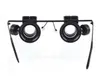 RETAIL 20X Magnifier Eye Glasses Jeweler Loupe Lens LED Light Watch Reparationsverktyg Förstoring med batteri 9892A 9358448