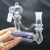 Junta angular Lacunaris Inline Glass Ashcatcher em 18mm para vidro Hookahs bongs Bubbler de vidro e percolador inline perc Ash Catcher