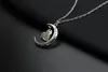 2016 Romantic I Love You To The Moon and heart Necklace Alloy Chain Heart Pendants Necklaces For Women Jewelry Valentine's Day Gift