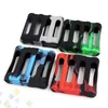 Etui en silicone Sac pour 4 pcs 18650 Batteries Etuis en silicone Couverture remplaçable colorée Protecteur de peau en caoutchouc Fit 4pcs 18650 Batterie DHL gratuit