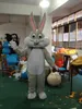 2018 Hot venda Bugs bunny Mascot Costume Personagem de Banda Desenhada Adulto Tamanho Frete Grátis